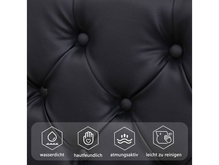 Lit coffre - rembourré 180 x 200 cm - sommier à lattes - rangement coffre - éclairage LED