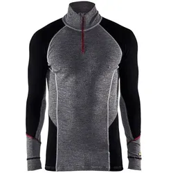 Reißverschluss Unterhemd XWARM "4699" - XL - grau