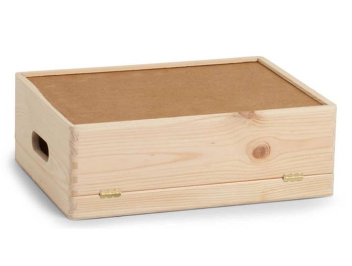 Aufbewahrungskorb ZELLER PRESENT, beige (nature), B:40cm H:14cm T:30cm, Aufbewahrungsboxen, Aufbewahrungskorb