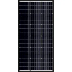 Alcapower Monokristallines Solarpanel 160W - Hohe Effizienz 19%, Maße 1230x670x30mm, Wind-/Schneelastresistent