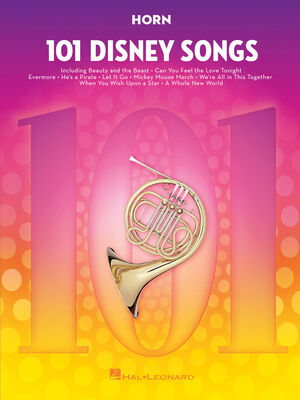 Hal Leonard 101 Disney Songs Horn