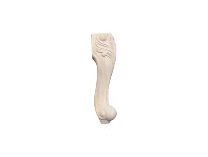 MKYYIOED Möbelfüße Holz 2/4 Stück Holzmöbelbeine For Sofa, Couch, Stuhl, Couchtisch, Schrankfüße(P 26cmX7.5cmX7cm)