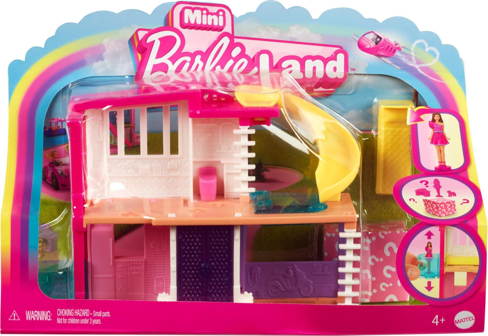 Barbie Mini BarbieLand HYF47 met 4 rokken en jurken