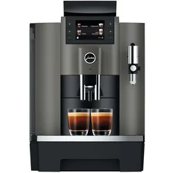 JURA - W8 Dark Inox (EA) - Professionelle automatische Kaffeemaschine mit bis zu 50 Zubereitungen pro Tag und Coffee Eye