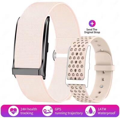 Shopalltechgadgets SmartFit Waterproof Fitness Smartwatch With Heart Rate & Blood Pressure Monitor pink