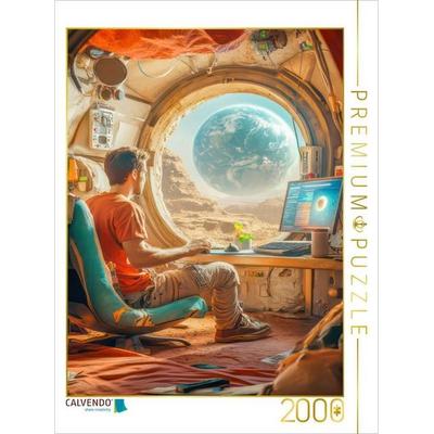 CALVENDO Puzzle Science-Fiction-Visionen der Zukunft | 2000 Teile Lege-Größe 90x67cm Foto-Puzzle für glückliche Stunden
