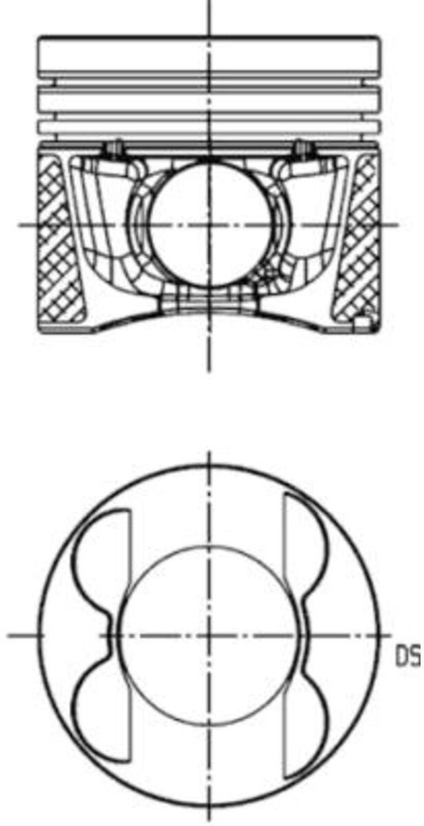 Kolben KOLBENSCHMIDT 40776600