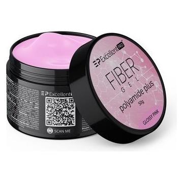 Excellent PRO Fiber Gel Polyamide Plus Building Gel Glossy Pink 50g (5903900444804)