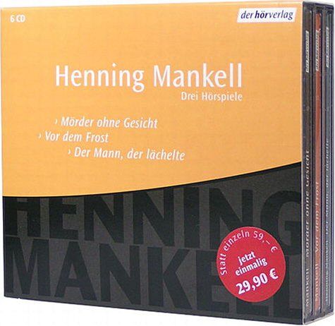 Henning Mankell - Krimi-Paket: Der Mann, der lächelte / Vor dem Frost / Mörder ohne Gesicht. 6 Audio-CDs - Preis vom 11.10.2026 03:10:56 h