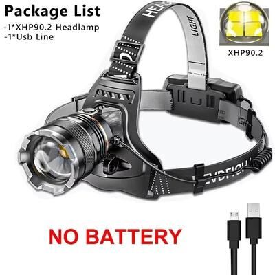 Uplifted Goods Ultra Strong LED Zoom Sensing Headlight no Sensor With Battery
