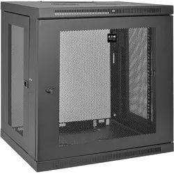 Eaton SmartRack 12U Low-Profile Switch-Depth Wall-Mount Small Rack Enclosure (12 HE, 19 Zoll Rack), Serverschrank, Schwarz