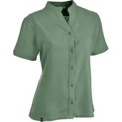 MAUL Damen Bluse Langensee - 1/2 Bluse in Leine, Größe 50 in Grün Grün