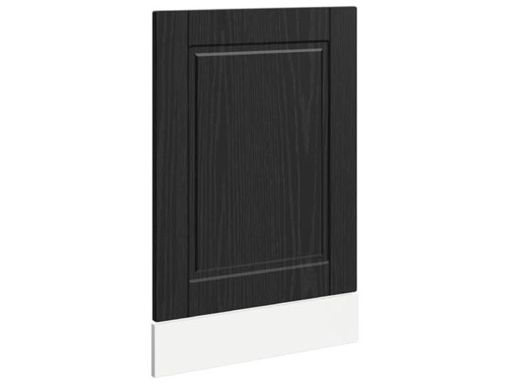 KUPTYERFG Geschirrspülerfront Porto Schwarz Eichen-Optik 45 x 1,5 x 57 cm Stilvolle Abdeckung aus Holzwerkstoff im eleganten Design für moderne Einbauküchen, pflegeleicht und robust.