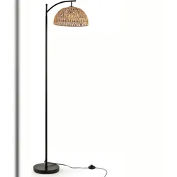COSTWAY Stehleuchte, 160 cm, E27-Sockel, Stehleuchte mit Hängeschirm & Fußschalter, Stehleuchte für Wohnzimmer