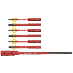Wiha Bit Set slimBit electric gemischt mit slimBit Halter 7-tlg.