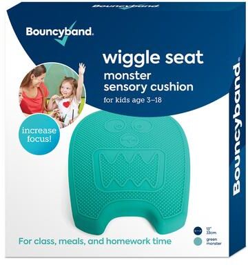 Bouncyband Wiggle Seat Sensory Cushion, Mint Monster