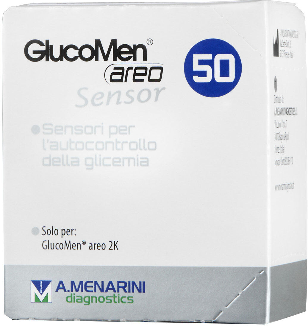 Menarini Diagnostics GlucoMen Areo Sensor Strisce Glicemia 50 Pezzi