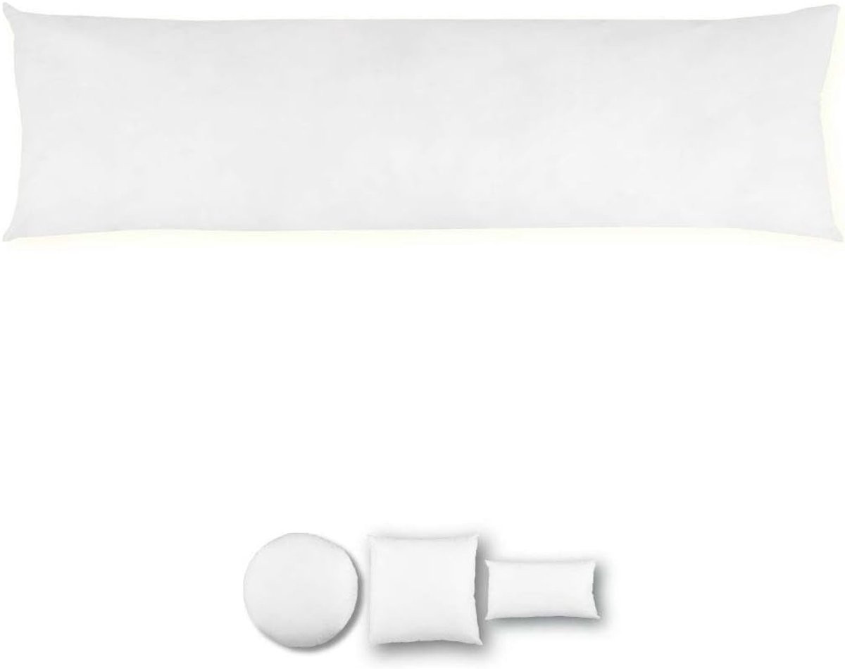 Wit Kussen Vulling voor Decoratie - 40 x 140 cm
