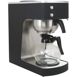 GastroHero Filterkaffeemaschine ECO – 2 Liter Kapazität, Glaskanne, Edelstahlgehäuse, Warmhalteplatte, ideal für Gastronomie & Büro