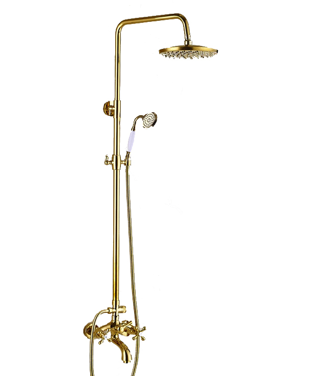 LAUFERI IMEA Gold Wand-Brausemischer