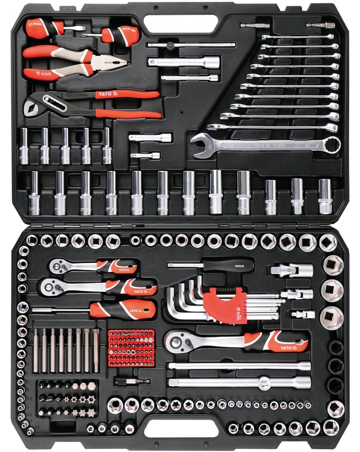 YATO Gereedschapskoffer 1/2 inch 225-delig XXL