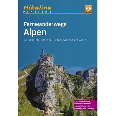 Fernwanderwege Alpen, Taschenbuch von , Esterbauer, 978-3-7111-0242-3
