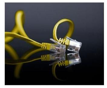 Shiverpeaks Patchkabel plat U/UTP categorie 6 geel 0,25 meter