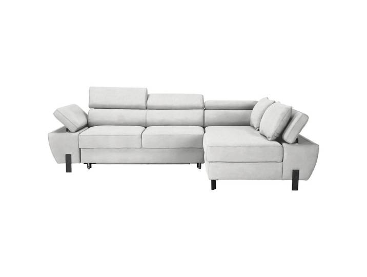 Ecksofa Webstoff Creme
