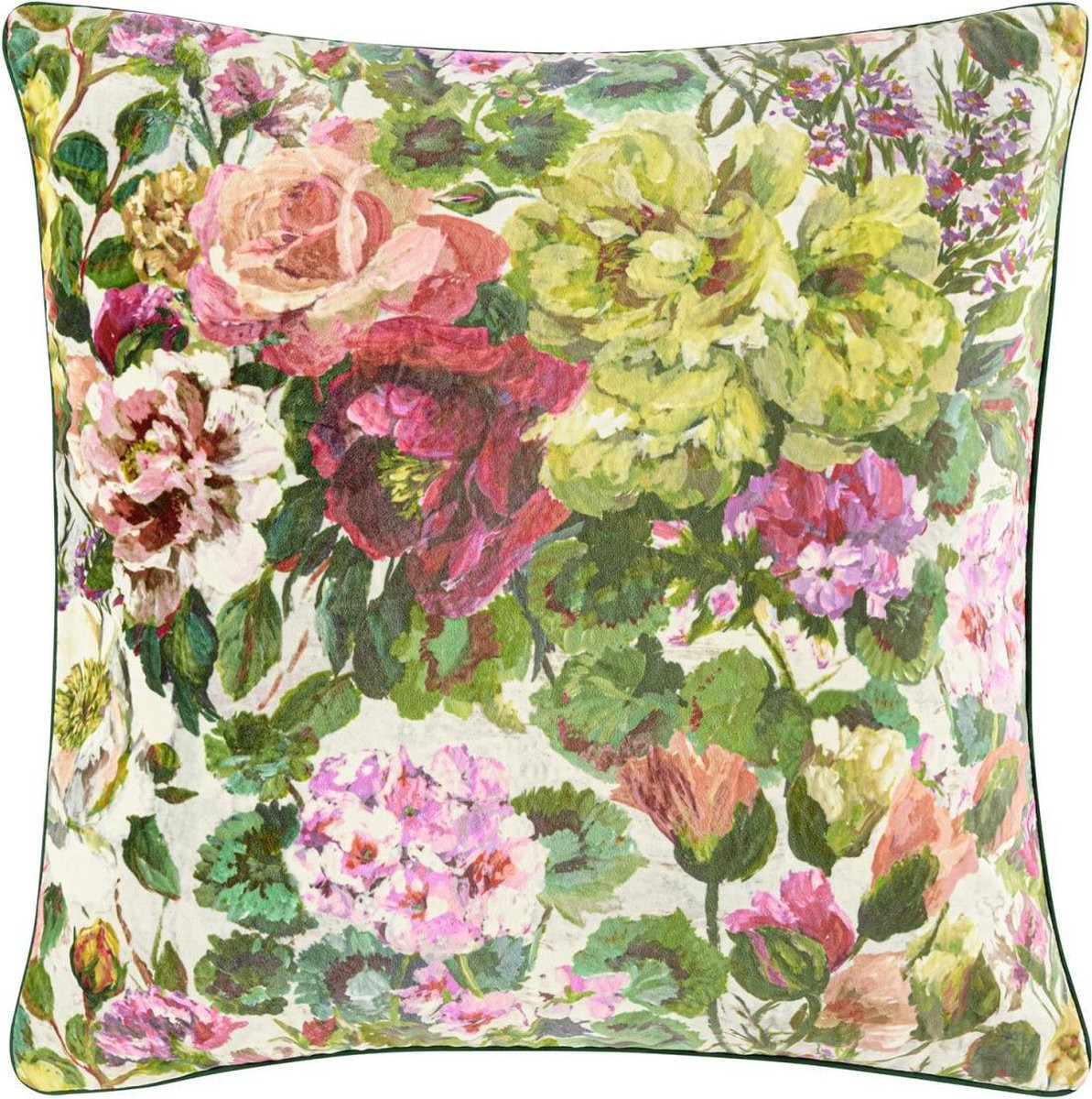 Designers Guild Sierkussenhoes Grandiflora met bloemenprint 60x60 cm