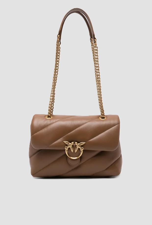 Pinko Umhängetasche, mittelgroß, "Love Bag", braun, für Damen