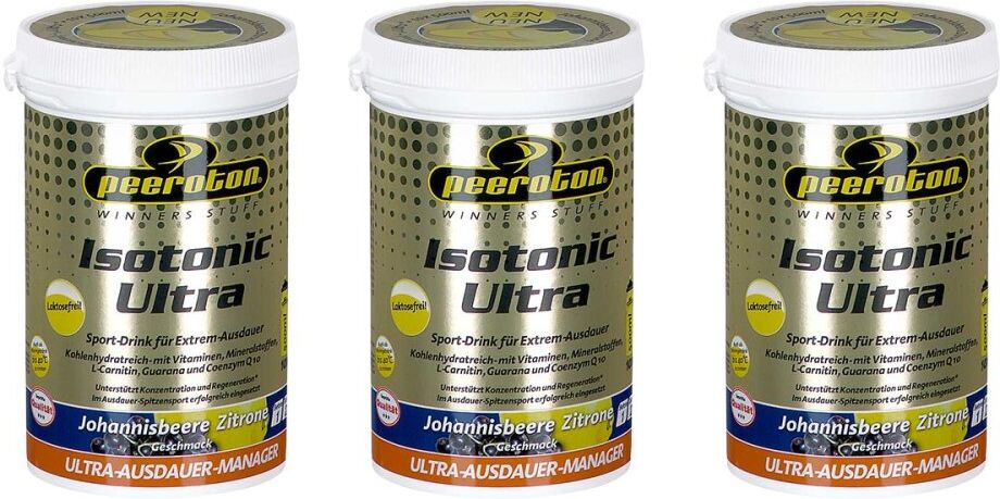 Peeroton Isotonic Ultra Sport Drink Johannisbeere Zitrone 3x300g