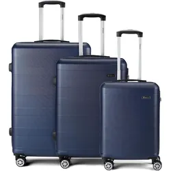 Benzi 5330 4 Rollen Kofferset 3-teilig, Koffer, Blau
