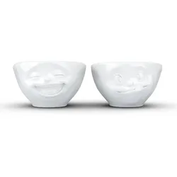 FIFTYEIGHT Schälchen Set 100ml - Lachend Lecker weiß