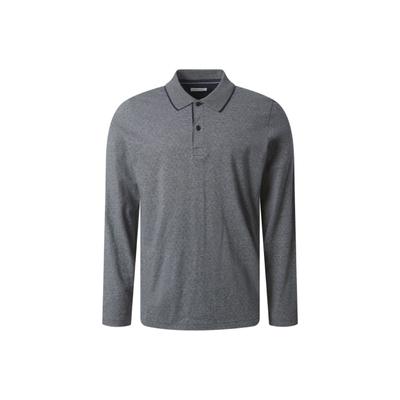 T-Shirt PIERRE CARDIN "Pierre Cardin Poloshirt", Herren, Gr. M, blau (salute), Obermaterial: 100% Baumwolle CO., uni, regular fit, Shirts T-Shirt, in Interlock-Qualität