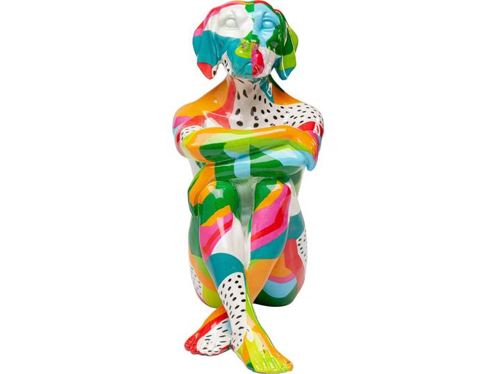Dekofigur KARE DESIGN Dog , mehrfarbig, B:25cm H:32cm T:16cm, Polyresin, Dekofiguren, Dekofigur, verschiedene Farben & Grössen