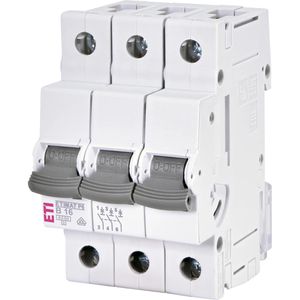 ETI ETI Leitungsschutzschalter  MAT P6 3p B16, Typ B, 16 A, 230 V / 400 V AC, 6 kA Abschaltvermögen, 3-polig
