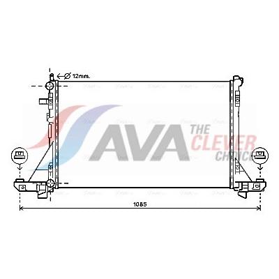 AVA CLEVER CHOICE Kühler, Motorkühlung rt2561 für Vaughall NISSAN RENAULT TRUCKS