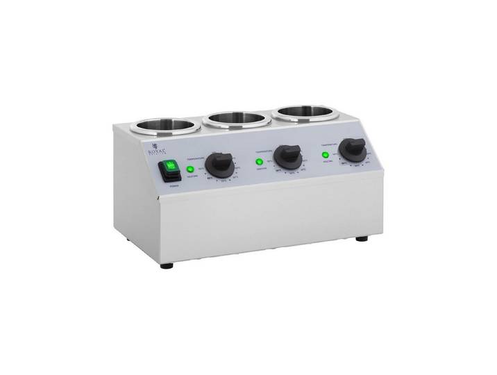 Royal Catering Speisenwärmer Soßenwärmer Saucenwärmer 2 x 1 L Flaschen Saucen warmhalten 40 - 90 °C, verschiedene Größen