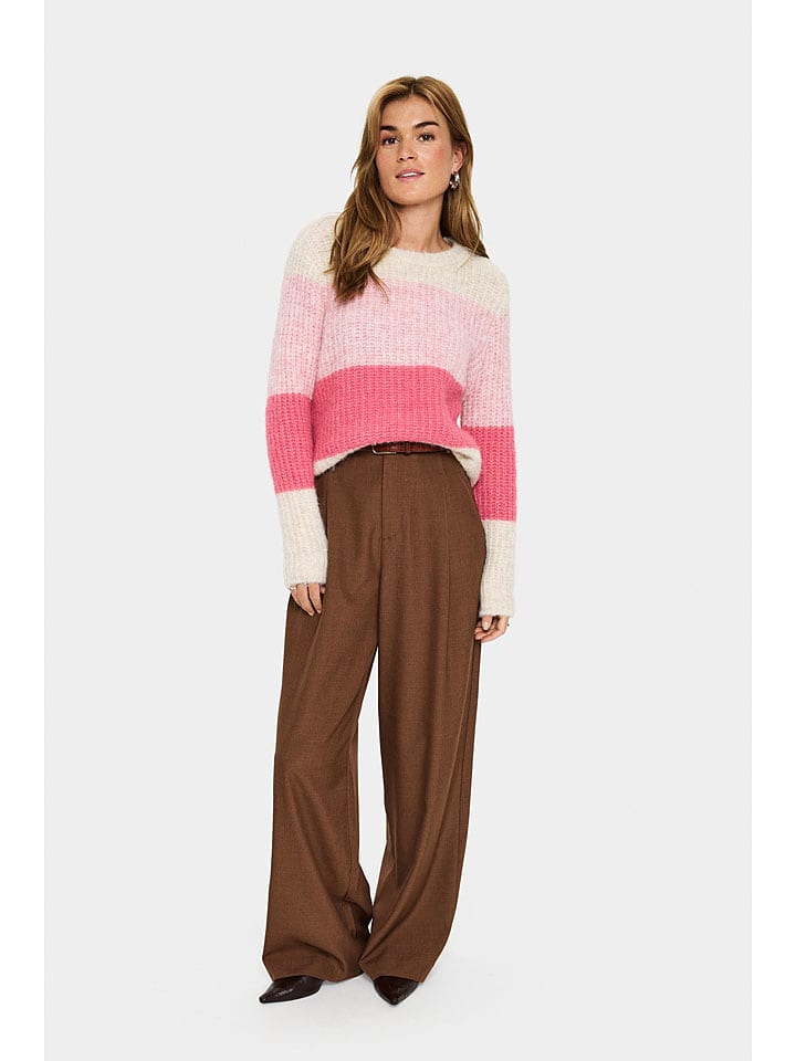 SAINT TROPEZ Pullover in Pink - M