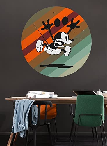 Komar Vlies fotobehang Mickey Mouse up and away multicolor, B: 125 cm, H: 125 cm
