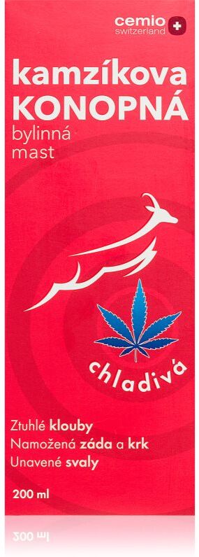 Cemio Kamzík’s Hemp Ointment Cooling pommade à base de plantes effet rafraîchissant 200 ml