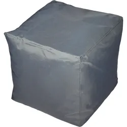 KINZLER Hocker eckig, Outdoorfähig, Anthrazit