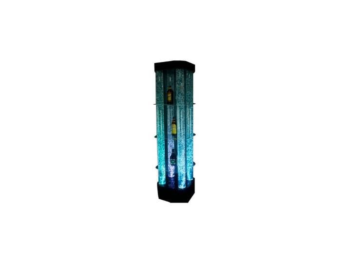JVmoebel Barschrank Led Wasser Wand Bar Säule Wassersäulen Theke Beleuchtet Regale Made in Europa