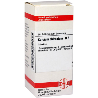 DHU-Arzneimittel GmbH & Co. KG CALCIUM CHLORATUM D 6 Tabletten 80 St 02125898