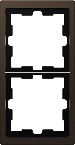 Merten Rahmen Abdeckung System Design Mocca MEG4020-6552 1 St.