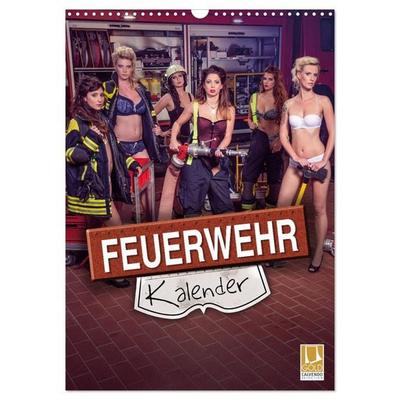 Feuerwehrkalender 2026 (Wandkalender 2026 DIN A3 hoch), CALVENDO Monatskalender
