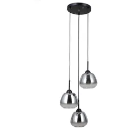 Italux PND-40824-3-BK Pendelleuchte Felis E27