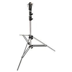 Manfrotto 007CSU Stativ Senior Chrom Silber