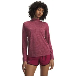 UNDER ARMOUR Tech Twist 1/2-Zip Sportshirt Damen 622 - claret/ox blood XL