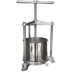 Ich-zapfe Saftpresse - Mini, mit Edelstahl Doppelkorb, 2L, Entsafter